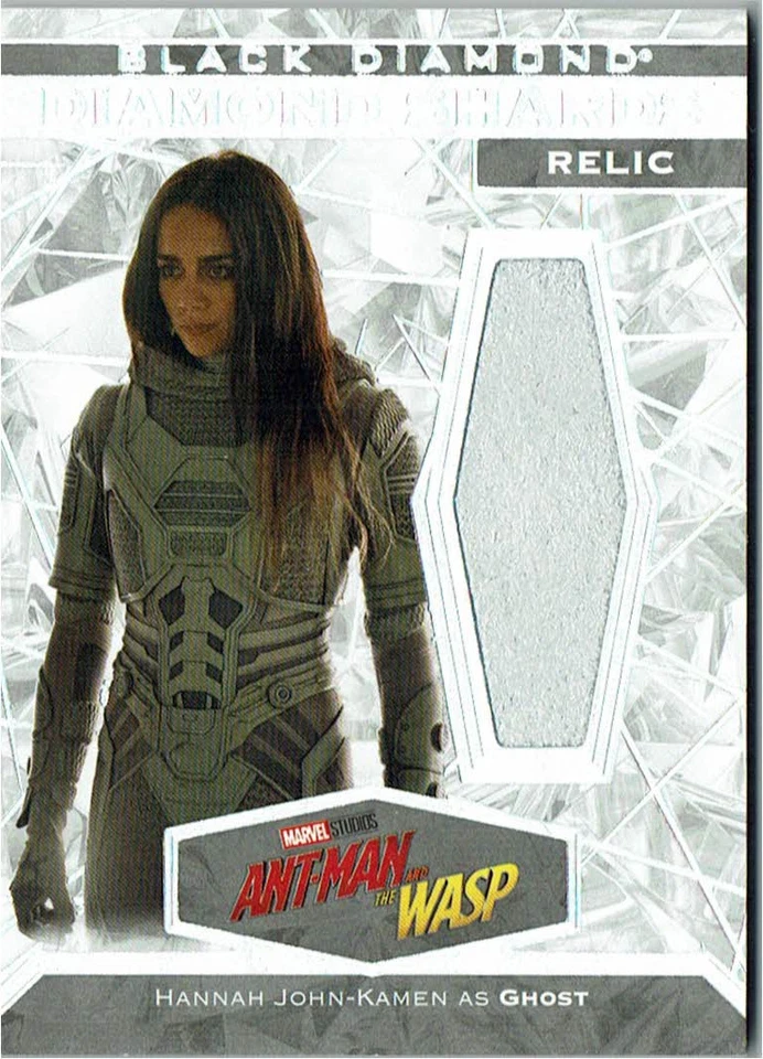 Marvel Black Diamond 2021 Upper Deck Shards Relic DS-HJK Hannah John-Kamen Ghost - Image 1 of 1
