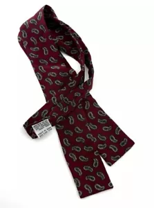 ¿Corbata de colección Royal Silk 100 % seda cachemira Ascot? Corbata delgada de extremo plano hecha en Corea - Imagen 1 de 6