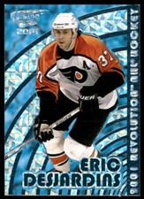 2000-01 Pacific Revolution Shadow Series Blue Eric Desjardins 08/85 Philadelphia