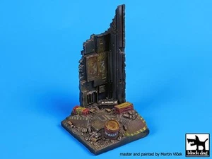 Perro Negro (Sin Escala) Post Apocalíptico Fábrica Ruina Fantasía Diorama Base FD009 - Imagen 1 de 1
