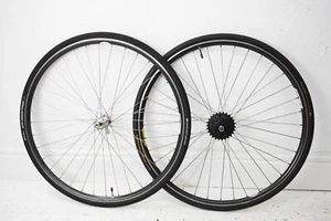CAMPAGNOLO OMEGA STRADA HARDOX CLINCHER 700C VINTAGE BICYCLE WHEELSET - Imagen 1 de 6
