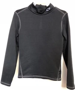 Champion C9 Boys Girls Size 6-7 Small Black Long Sleeve Mock Turtleneck Top EUC - Picture 1 of 4