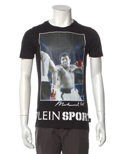 T-shirt uomo Philipp Plein Sport Muhammad Ali taglia small boxe nera nuova - Foto 1 di 8