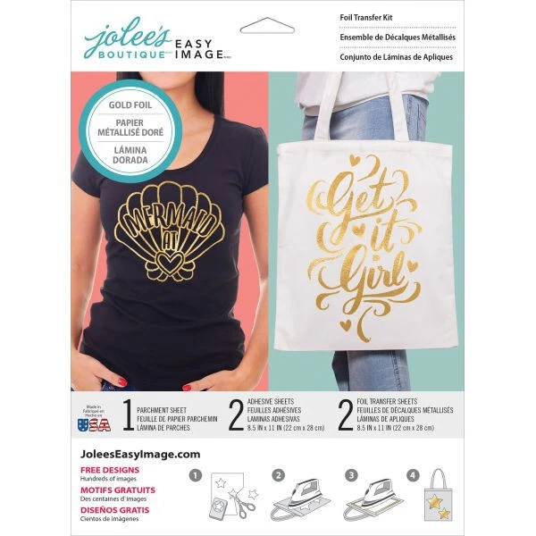 JOLEE'S BOUTIQUE 简易图像 - 金箔传输套件 - 2 张 — 第 1/1 张图片