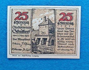 06 369 Notgeld Stadt Schüttorf 25 Pfg. 1.11.1921, Niedersachsen - Bild 1 von 2
