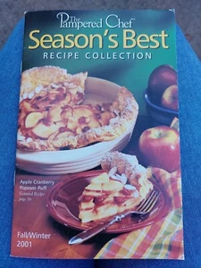 The Pampered Chef Season's Best Recipe Collection (Fall / Winter, 2001) excellen - Picture 1 of 5