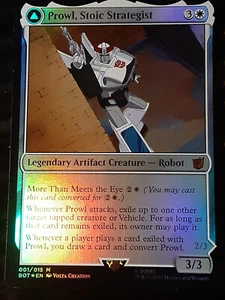 Prowl Stoic Strategist FOIL , UB Transformers , Near Mint , MTG, FREE SHIPPING - Picture 1 of 6