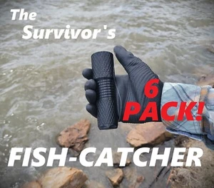 The Survivor's Fish-Catcher 6 PACK -- Pocket Reel Fishing Gadget, Tackle Storage - Picture 1 of 9