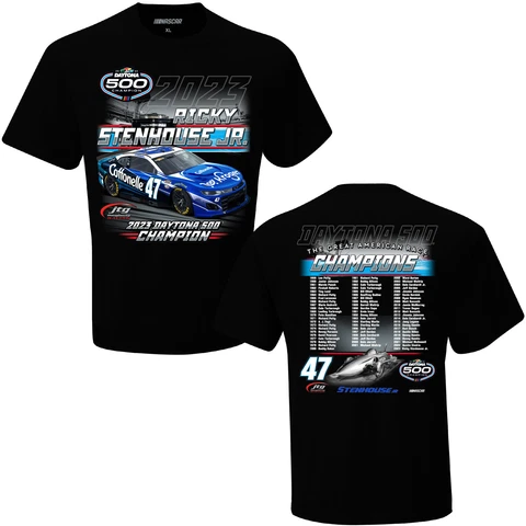 Ricky Stenhouse Jr. #47 2023 Daytona 500 Nascar Winner Past Champs Adult Shirt Cover
