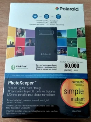 Polaroid: PhotoKeeper Digital Storage - 80GB, CGA-02580B - Sealed/Free Ship - Image 1 of 2
