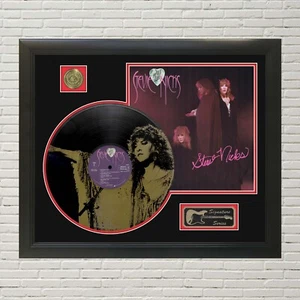 Stevie Nicks LaserEtched Black Vinyl Record Reproduction LP Display - Picture 1 of 3