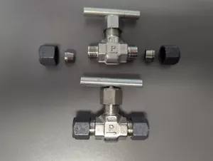 NEW PARKER NEEDLE VALVE 8Z-V8LR-SS 1/2” SIMILAR SWAGELOK SS-18VS8 - Picture 1 of 1