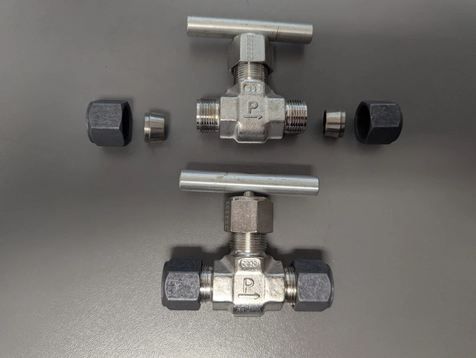 NEW PARKER NEEDLE VALVE 8Z-V8LR-SS 1/2” SIMILAR SWAGELOK SS-18VS8 - Image 1 of 1