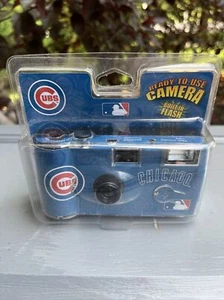 Gebrauchsfertige Kamera Chicago Cubs 27 Belichtungen 400 Geschwindigkeiten eingebauter Blitz - Bild 1 von 9