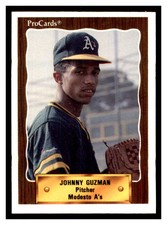 1990 ProCards #2207 JOHNNY GUZMAN Modesto A's ~F3K