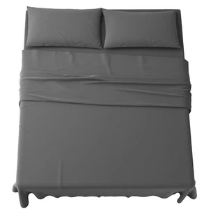 Set Completo Lenzuola in Microfibra, con Federe, Completo Letto, Made in Italy - Foto 1 di 47