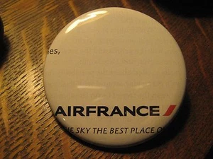 AirFrance Air France AF Airplane Logo Flight Attendant Pocket Lipstick Mirror - Foto 1 di 3