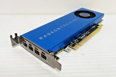 Dell AMD Radeon Pro WX 3200 4GB GDDR5 PCI-E 4 mDP Low Profile Video Card 0R99GK - Image 1 of 4