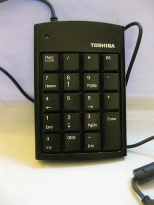 Toshiba PA1390U-1NKP Slim USB Numeric Keypad with 2-Port USB Hub - Image 1 of 4