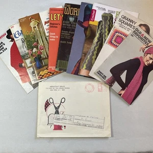 Verschiedene Vintage Häkelanleitungen Bücher Konvolut 10 Hefte Garn - Bild 1 von 23