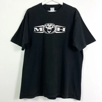 Vintage Masters of Hardcore MOH T-Shirt Gr.XL Herren Techno Schwarz Kurzarm - Bild 1 von 4