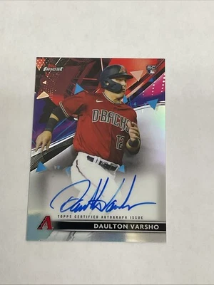2021 Topps Finest Daulton Varsho FA-DV RC Refractor Auto | Toronto Blue Jays - Image 1 of 4