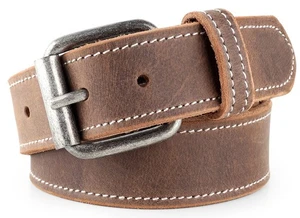 Herren Lässig Vollnarben Klassisch Leder Elegant Gürtel für Jeans, 1,5" Breit, USA, V... - Bild 1 von 7