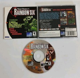 Tom Clancy's Rainbow Six (Sega Dreamcast, 2000) Complete 