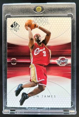 2004-05 SP Authentic LeBron James #14 Cavaliers - Image 1 of 2