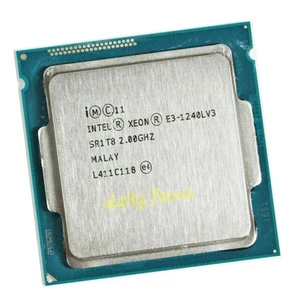 Intel Xeon E3-1240L V3 2 GHz LGA1150 4 cores SR1T8 CPU Processor 8 MB - Afbeelding 1 van 4