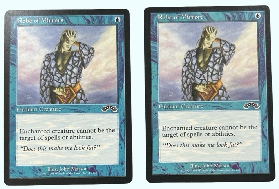 2X Robe of Mirrors, Exodus, Near Mint, Magic the Gathering MTG - Image 1 of 1