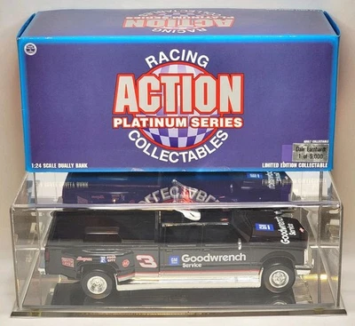 Dale Earnhardt 1/24 Diecast Action Platinum Series #3 Chevy Dually Pick-up Truck - Image 1 of 4