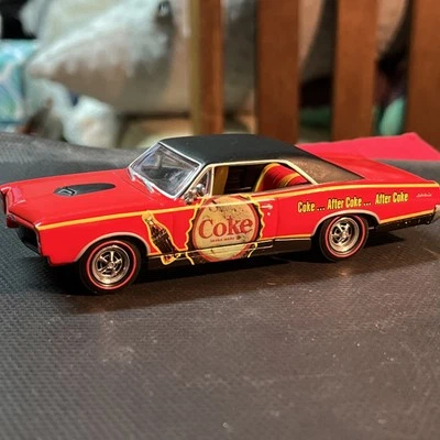Rare 1:43 Matchbox COCA-COLA ,REDLINE ,DINKY 1967 PONTIAC GTO, YMC03/B 1996, Min - Image 1 of 4