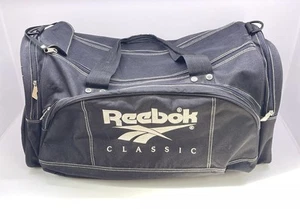 Retro Original Reebok Holdall Reisetasche schwarz 90’s - Bild 1 von 12