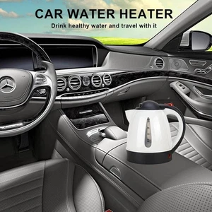1000ML 12V/24V HERVIDOR ELÉCTRICO AGUA EN COCHE FURGONETA BARCOS VIAJE PORTÁTIL CAMPING - Imagen 1 de 10