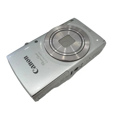 Canon PowerShot ELPH 180 Digital Camera (Silver) - Image 1 of 4