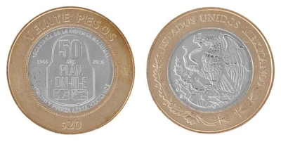 Mexico 20 Pesos, 2016, KM #988, Mint Commemorative - Image 1 of 3