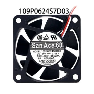 New SANYO Server radiator 60*60*15mm 109P0624S7D03 A90L-0001-0552#A 24VDC 0.08A - Picture 1 of 3