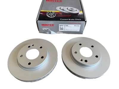 DISCOS DE FRENO DELANTEROS x2 260mm PARA MERCEDES CLASE A 97-04 MINTEX RECUBIERTO MDC1035C Foto 1 de 4
