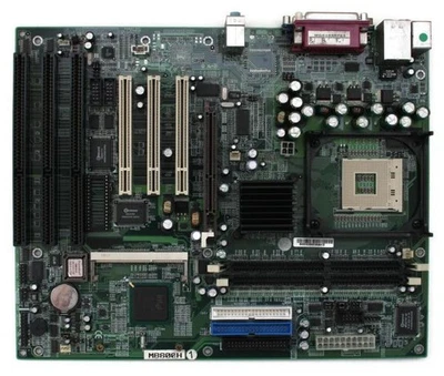 Motherboard ibase/technoland mb800h industrial 3x isa, 3 x pci, agp, shield, r - Image 1 of 2