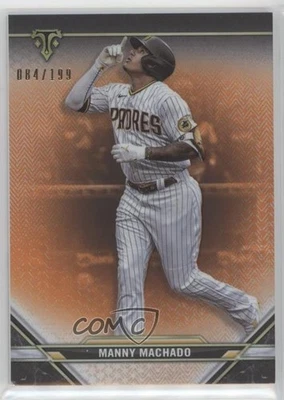 2021 Topps Triple Threads Amber /199 Manny Machado #9 - Image 1 of 2