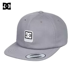 DC Shoes Roundballer Snapback Gorra de béisbol Sombrero Gris OS NWT NEW Skate Streetwear - Imagen 1 de 3