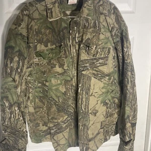 Codet verwaschenes Camouflage Hemd mit Knopfleiste Größe 2XL hergestellt in den USA 100 % Baumwolle - Bild 1 von 6