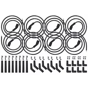 ICT Billet Pro 40 Ohm Universal Spark Plug Wire Set for Remote Coil Mounts - Foto 1 di 8