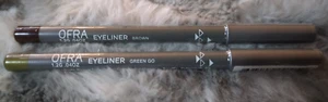 Lot of 2 OFRA Eyeliner in GREEN GO and Brown - Full Size .04 oz - Picture 1 of 1