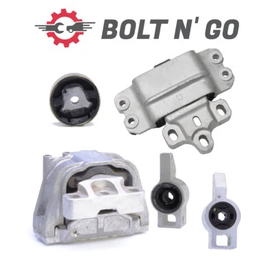 Montaje de motor y transmisión de 5 piezas para Audi TT Quattro cupé 2008-2009 3,2 L Foto 1 de 4