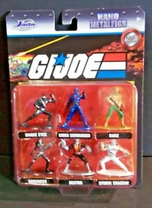Jada Toys G.I. Joe Nano 1.75 inch Metal figs Snake Eyes Action Figure - NEW - Picture 1 of 2
