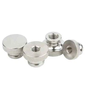 M3 M4 M5 M6 M8 M10 M12 Acero Inoxidable Tuercas de Pulgar Moleteadas Perillas de Agarre DIN466 - Imagen 1 de 9