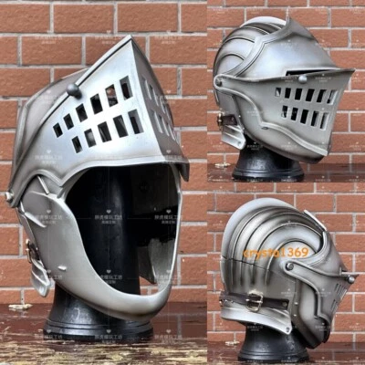 Dark Souls Knight Oscar 1:1 Cosplay Helmet Medieval Halloween Party Mask Props  - Image 1 of 4