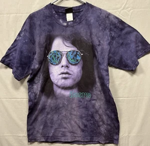 THE DOORS Liquid Blue Tie Dyed Shirt 2006 Jim Morrison - EUC - Size L - Picture 1 of 5